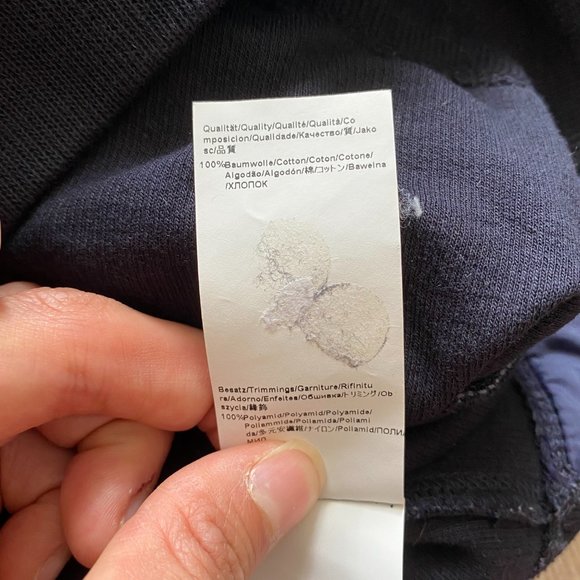 Hugo Boss Navy Cotton Knit Half-Zip Sweater - Picture 12 of 14